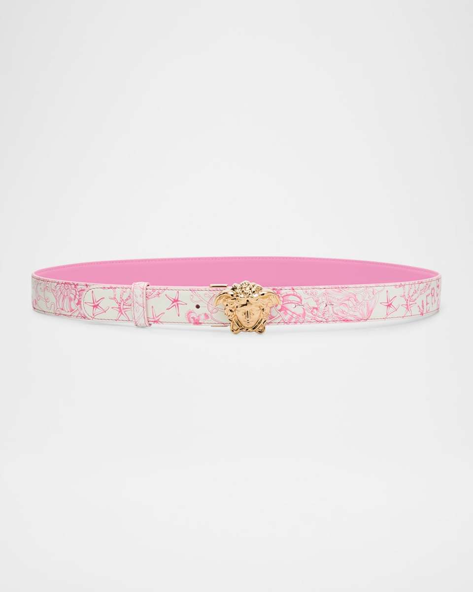 Underwater Barocco Leather Belt